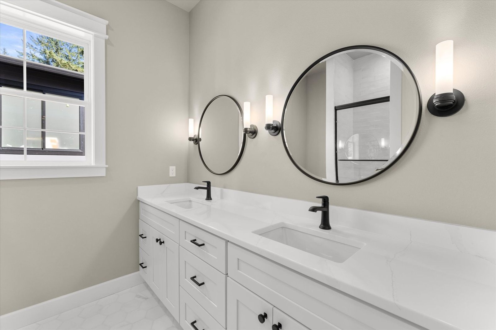 Primary bathroom vanity